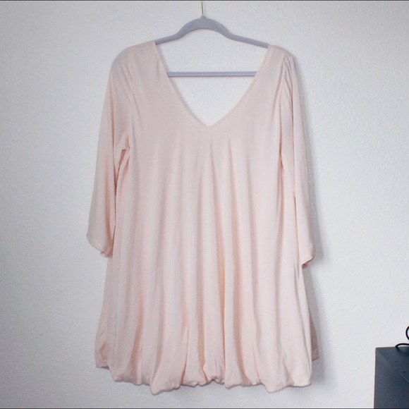 V-Neck Ruffled Dress - Picture 1 of 7